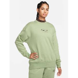 Nike Блуза w nsw phnx flc os crew prnt sw (fq8815-386)