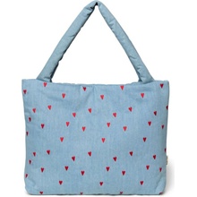 Studio Noos Denim Mom Bag Blue Hearts
