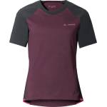 Vaude Дамска фланелка с къс ръкав за колоездене Vaude Women's Moab Pro Shirt Cycling jersey - Cassis - размер 38 (EU) (156-1884-0112)