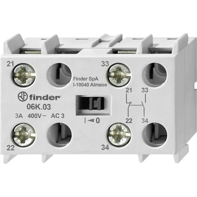 Finder 06K.06 pomocný spínač 2 spínací kontakty, 2 rozpínací kontakty 2 A Vhodné pro značku (relé): Finder 1 ks