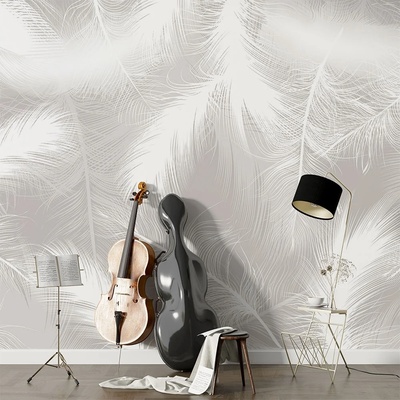 Art Gift Decor Фототапет бели пера