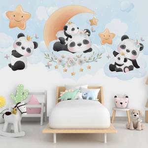 Art Gift Decor Фототапет - Спящи панди