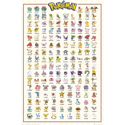 GB eye Plagát Pokémon Kanto