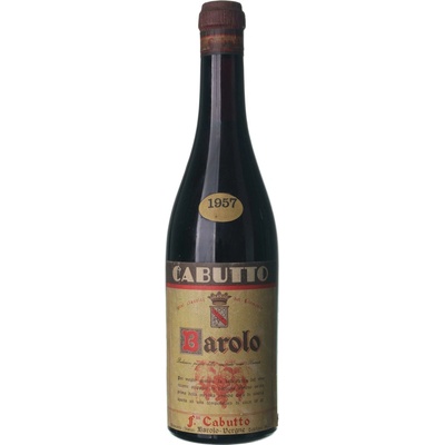 Cabutto Barolo suché červené 1957 0,75 l (holá láhev)