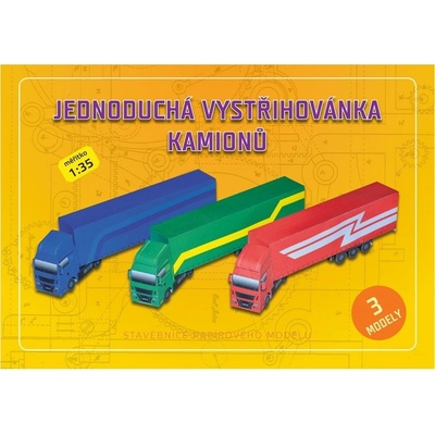 Zadražil Ivan Jednoduchá vystřihovánka kamionů Stavebnice papírového modelu
