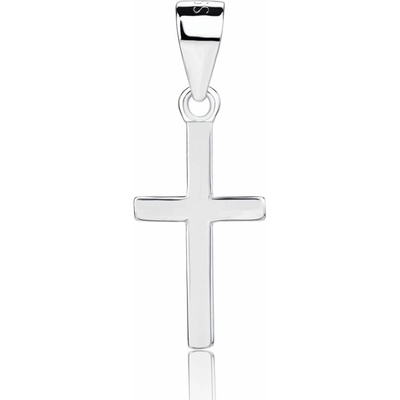 NUBIS® Drobný stříbrný přívěsek křížek NB 4599