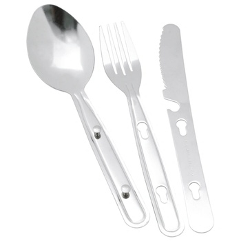Easy Camp Travel Cutlery Цвят: сребърен