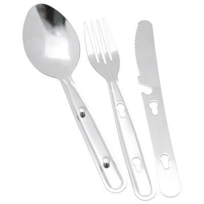 Easy Camp Travel Cutlery Цвят: сребърен