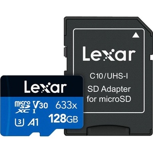 Lexar 633x microSDXC 128GB UHS-I/C10 (LSDMI128GBB633A)