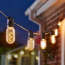 SMART GARDEN LED solární světelný řetěz Vintage 365, 8 světel, sklo - 1009503