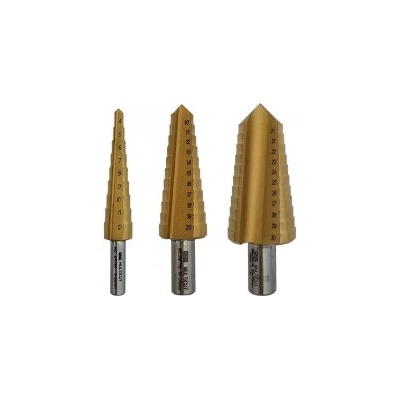 Rotabroach Стъпални свредла MULTICUT®, комплект 3 бр: Ø4-12, Ø10-20 и Ø20-30 mm (x4|x5 mm) (06XMCS1TIN)