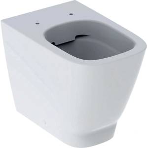 Geberit Smyle Square - Стояща тоалетна, Rimfree, бяла 500.840. 00.1 (500.840.00.1)