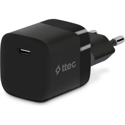 Ttec Адаптер ttec, SmartCharger, PD, 220 V, 30W USB-C, Черен