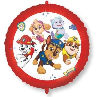Procos Fóliový balón Paw Patrol červený kruh 46 cm