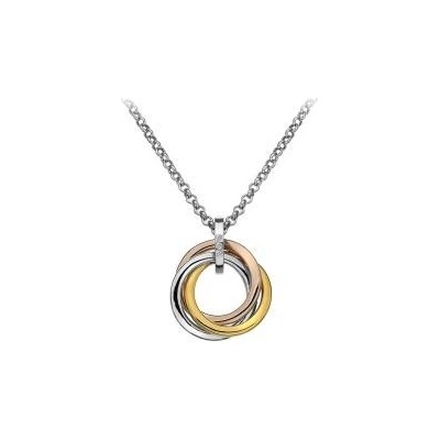 Hot Diamonds stříbrný přívěsek Trio Calm Rose Gold DP54405