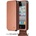 elago S4 Folder Type - калъф от естествена кожа + защитно покритие за iPhone 4/4S