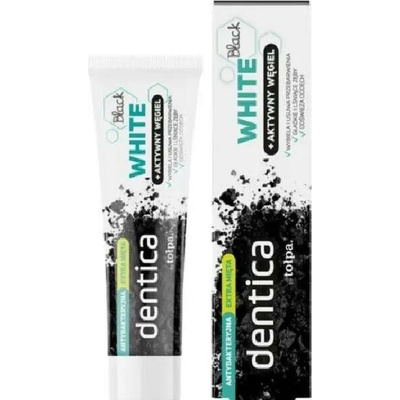 Tołpa Dentica Black White bieliaca s aktívnym uhlím 75 ml