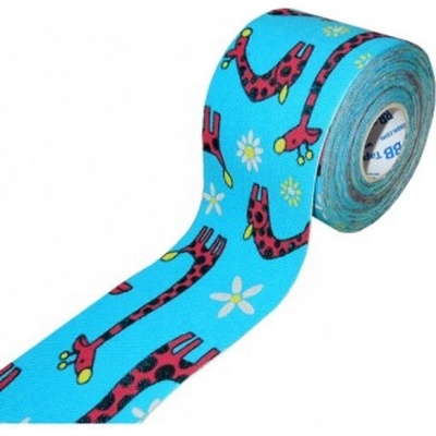 BB Tape Kineziologický tejp tučniak modrý 5 m x 5 cm