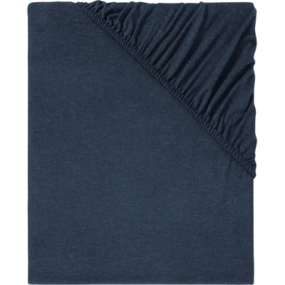 Livarno home Napínací prostěradlo z jemného flanelu navy modré 180–200x200 – Zboží Dáma