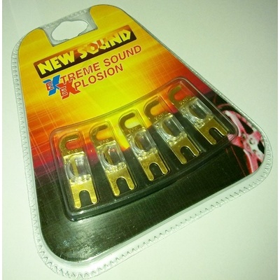 Nožová pojistka Mini ANL New Sound FF80 80A sada 5 kusů