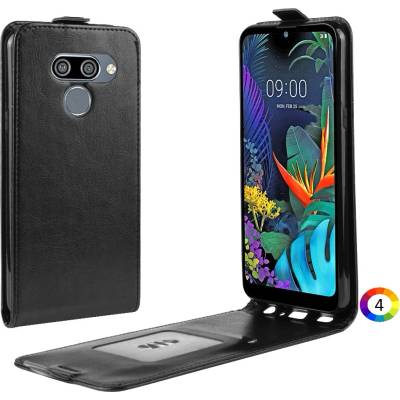 LG K50 ThinQ Flip3 Кожен Калъф и Протектор