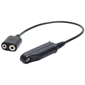 Image 1 of Baofeng Адаптерен кабел за радиостанции Baofeng, Водоустойчив, Черен (K head)