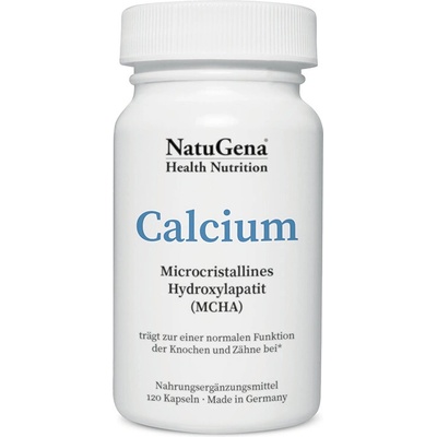 NatuGena Грижа за костите - Калций (mcha) + Витамин d3, 120 капсули (570325 (2018032) ntg)