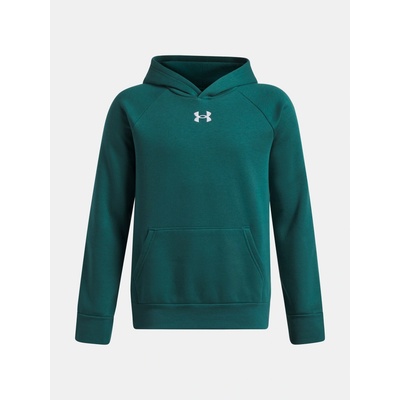 Under Armour UA Rival Fleece Hoodie-GRN zelená