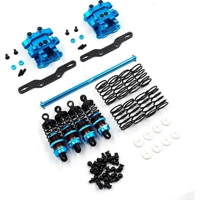 Yeah Racing Hliníkový výkonnostný tlmič pre Tamiya TT02