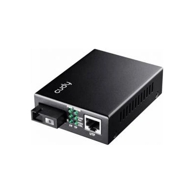 Cudy Медиен конвертор Cudy MC100GSB-20B, SC fiber port, RJ-45, 20 km, CUDY-CONV-MC100GSB-20B