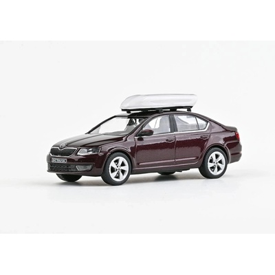 Abrex Škoda Octavia III 2012 Rosso Brunello Metallic 1:43
