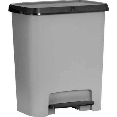 Curver Koš na tříděný odpad Compatta Duo, 2× 12 l, šedá