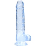 RealRock Реалистично дилдо с тестиси - 8/21 cm