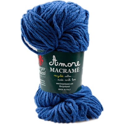 Borgo de' Pazzi Amore Cotton Macrame 66 Královská modrá