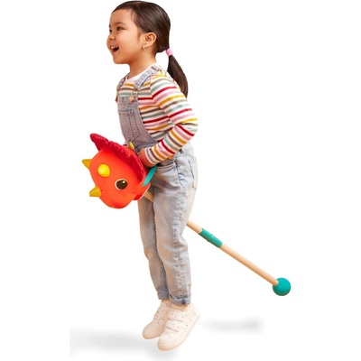 Dinosaurus na tyči B Toys Tommy Triceratops