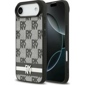 DKNY PU Leather Checkered Pattern and Stripe Задний чехол за iPhone Air Black DKNY | Cheren | МЪЖЕ | UNI