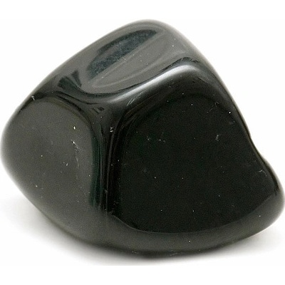 Nefertitis Obsidián černý tromlovaný - XL - cca 3 - 4 cm