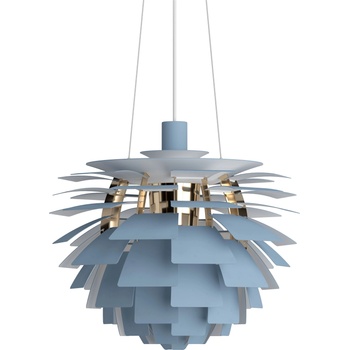 Louis Poulsen PH Artichoke Висяща лампа 48 см, синя, месинг (5741115673)