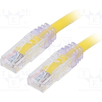 Panduit UTP6AX0.5MYL Patch U/UTP Kat: 6a RJ45 vidlice z obou stran drát
