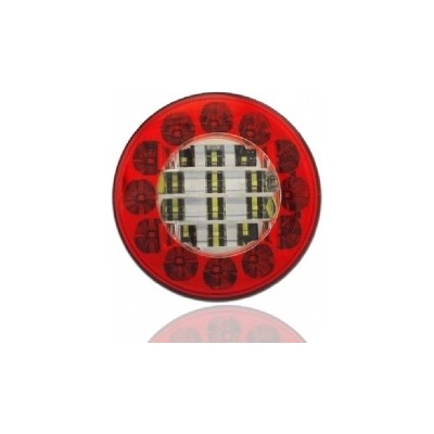 STUALARM LED sdružená lampa zadní 12-24V 122mm ECE mlhové + couvací – Zbozi.Blesk.cz