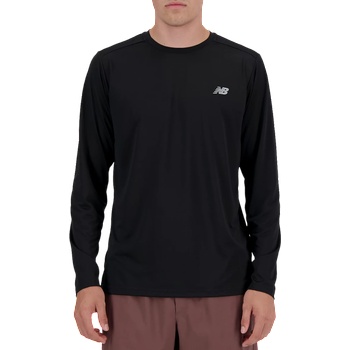 New Balance Тениска с дълъг ръкав New Balance Sport Essentials Logo Long Sleeve mt41225-bk Размер XL