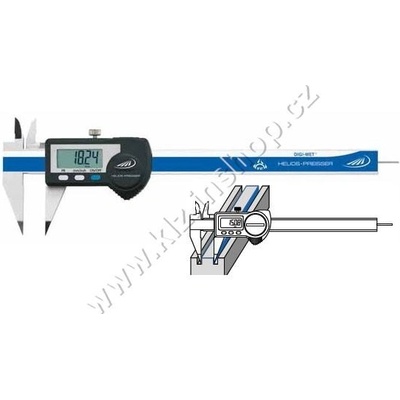 Helios-Preisser 1326916 - Posuvné měřítko s ostrými hroty 150 mm, IP67