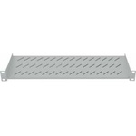 INTELLINET 19 Cantilever Shelf 1U 150mm 19 Cantilever Shelf, 1U, 2-Point Front Mount, 150mm Depth, Grey, Rack shelf, Grey, Steel, 25 kg, 1U,