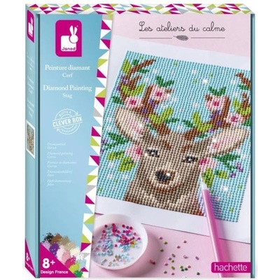 Janod Atelier Комплект Maxi Блестяща картина с кристали Елен от 8 години