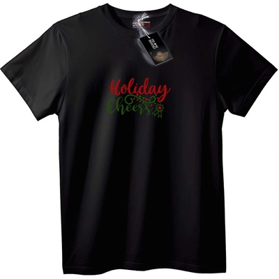 NOONEBRAND Тениска Holiday Cheers - XS, Black