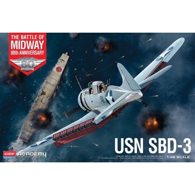 Academy Douglas SBD-3 Dauntless Battle of Midway 1:48