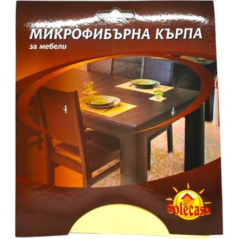 Solecasa микрофибърна кърпа за мебели, 30х30, 1 брой
