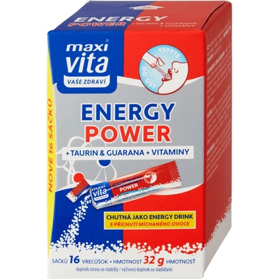 Vitar MaxiVita Energy Power stick pack 16 sáčků 32 g