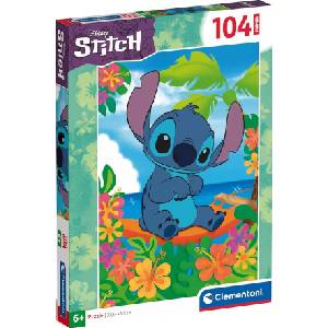Clementoni Детски пъзел Clementoni от 104 части - Стич (вариант 3) (27572) - ozone