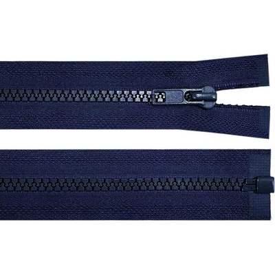 Pro Háčkování Kostěný zip No 5 délka 50 cm tmavě modrý